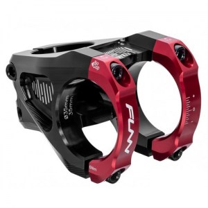 Λαιμός FUNN Stem EQUALIZER 31,8mm x +10°/-10° - Red DRIMALASBIKES